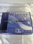 HS-3AS Paasche Single Action Airbrush With All Three Heads, Bottles, Cup, & Hose. Fixed Price $79.99.