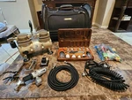 New Sparmax Compressor TC-2000 & Aztek A470 Wooden Box Airbrush Kit Case. Fixed Price $250.00.