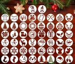 Yamcyh Christmas Stencils For Painting On Wood, 3X3' Reusable Holiday White. Fixed Price $22.02.