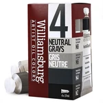 Artist Colors Williamsburg Oil Neutral Gray 4PC Set (60089100). Fixed Price $51.81.