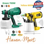 Hychika Paint Sprayer, 700W Hvlp Electric 1200ML Tank 4 Nozzles. Fixed Price $44.99.