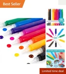 10-PACK Refillable Suncatcher Paint Pens Non-toxic Window Art Supplies. Fixed Price $12.98.