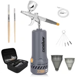 Airgoo Portable Airbrush Kit With Compressor MK430-116E 0.3MM Nozzle.... Fixed Price $101.24.