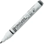 Pebeo Porcelaine 150, China Paint Fine Tip Marker - Anthracite Black (021009). Fixed Price $9.64.