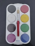 Jack Richeson Giant Temperacakes In Tray Assorted Opaque Colors Set Of 8 W/brush. Fixed Price $25.00.