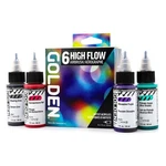 High Flow Acrylics By Golden, Airbrush Set, 6 Oz, Multicolored. Fixed Price $43.63.