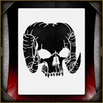 Skull 24 Airbrush Stencil Template Airsick. Fixed Price $14.99.