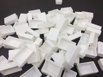 Art&beauty White Plastic Empty Watercolor Paint Pans 48PCS Full. Fixed Price $11.24.