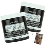 Americana Decor Black Satin Enamels - 2 Pack 8 Oz Acrylic Paint Set For.... Fixed Price $40.16.