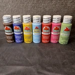 Apple Barrel Plaid Acrylic Craft Paint Set 7 Colors Matte Gloss 2OZ Bottles New. Fixed Price $12.99.