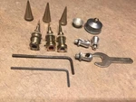 Tips & Needles, Aircap, Paasche ? M F Airbrush. Fixed Price $20.00.