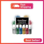 Chefmaster 6-BOTTLE Set Of Metallic Airbrush Food Coloring, Rich Colors, Edible. Fixed Price $24.49.