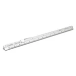 Alumicolor Aluminum Engineer Pocket Scale With Clip, 6IN, Silver. Fixed Price $18.39.