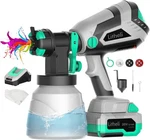 Litheli Cordless Paint Sprayer With Battery Of 20V 4.0AH, Hvlp Gun. Fixed Price $133.52.