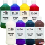 Milo Washable Paint For Kids 8 Colors 16 Oz Bottles Made The Usa Saf.... Fixed Price $59.84.