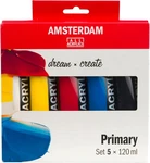 Amsterdam Standard Series Acrylic Paint Primary Set 5 X 120 Ml. Fixed Price $35.74.