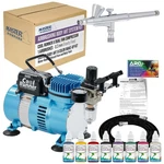 Cool Runner Ii Airbrush Kit With Dual Fan Compressor, 8 Color Water-based.... Fixed Price $194.04.