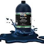 Pouring Masters Dark Sapphire Blue Metallic Pearl 64OZ Water-based Acrylic Paint. Fixed Price $45.99.