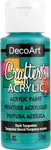 Decoart Crafter's Acrylic All-purpose Paint 2OZ-DARK Turquoise. Fixed Price $7.69.
