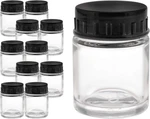 Master Airbrush (pack Of 10) TB-001 Empty 3/4 0.75OZ Glass Lids, Clear. Fixed Price $25.42.