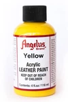 Angelus Brand Acrylic Leather Paint Waterproof Shoes, Boots Yellow - 4.OZ. Fixed Price $14.48.