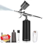 Ovaga Rechargeable Cordless Airbrush Kit 32PSI Portable Auto Handheld Gun. Fixed Price $104.98.