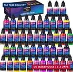 Airbrush Paint, Artme 42 Colors With 3 Thinner, Ready To Spray, Opaque & Water. Fixed Price $47.72.