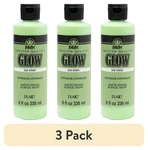 (3 Pack) Folkart Glow-in-the-dark Acrylic Craft Paint, Matte, Green, 8 Fl Oz. Fixed Price $27.76.