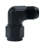 4AN Female To Flare Swivel Hose Fitting Adapter 90 Degree Aluminium. Fixed Price $9.99.