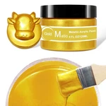Matio Acrylic Paint Metallic Gold, Pearlescent Effect 120ML,. Fixed Price $11.70.