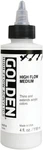 High Flow By 4 Fl. Oz. Bottle, Professional Acrylic Medium, Transparent. Fixed Price $15.69.