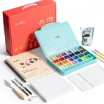 48 Colors Twin Cup Jelly Gouache Paint Set, Complete Art Kit With Pad, Pain.... Fixed Price $91.27.