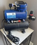 D3000R Paasche Airbrush Compressor W/tank & Regulator, Moisture Trap Auto Off. Fixed Price $140.00.