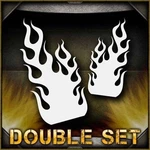 Flames 15 Airbrush Stencil Template Airsick. Fixed Price $14.99.
