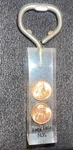 Vtg 1959 Us Penny One Cent Lucite Acrylic Bottle Opener Long Island New York. Fixed Price $14.95.