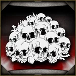 Skull Background 11 - Airbrush Stencil Template Airsick. Fixed Price $14.99.