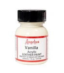 Angelus Acrylic Leather Paint Water Resistant Vanilla Color - 1 Fl.oz. Fixed Price $10.50.