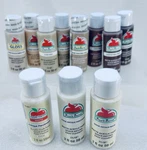 Apple Barrel Acrylic Paint Ounces Each Lot Of 25 Matte 1 Gloss Sealed. Fixed Price $41.14.