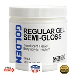 Golden Regular Gel Semi-gloss 16OZ Professional Acrylic Medium Semi-transpar. Fixed Price $51.53.