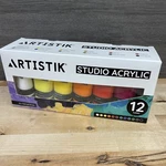 Artistik Studio Acrylic Paint Set 12 Tubes New. Fixed Price $24.99.