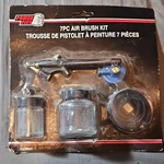 Power Fist 7PC Air Brush Kit Hose Glass Jars 1/4" Adapter 0470526. Fixed Price $24.88.