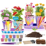 4 Set Paint & Plant Flower Gardening Kit Gifts For Girls Ages 8-12, Arts An.... Fixed Price $53.93.