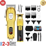 Professional Cordless Hair Clipper For Men Beard Trimmer Quiet Home Barber. Fixed Price $43.99.