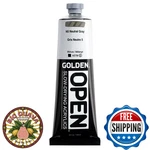 Golden Open Slow-drying Acrylics N5 Neutral Gray 5OZ Tube Professional. Fixed Price $49.35.
