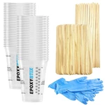 Pack Of 50 Disposable Measuring Cups For Mixing Epoxy Resin - Measurements .... Fixed Price $16.85.