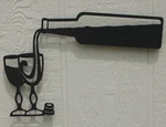 Wine Pouring Into Glass Metal Wall Art. Fixed Price $36.00.