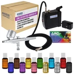 Airbrush Cake Decorating Set 12 Chefmaster Colors Compressor. Fixed Price $89.99.