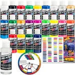 22 2OZ Createx Airbrush Color Paint Kit Cleaner Primary Pearl Opaque Fluorescent. Fixed Price $79.99.