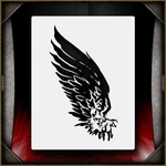 Angel Wing 1 - Airbrush Stencil Template Airsick. Fixed Price $14.99.