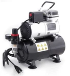 Airbrush Compressor Single Piston Oil Free 3L Tank ABPST08 Gray Timbertech Mini. Fixed Price $129.99.